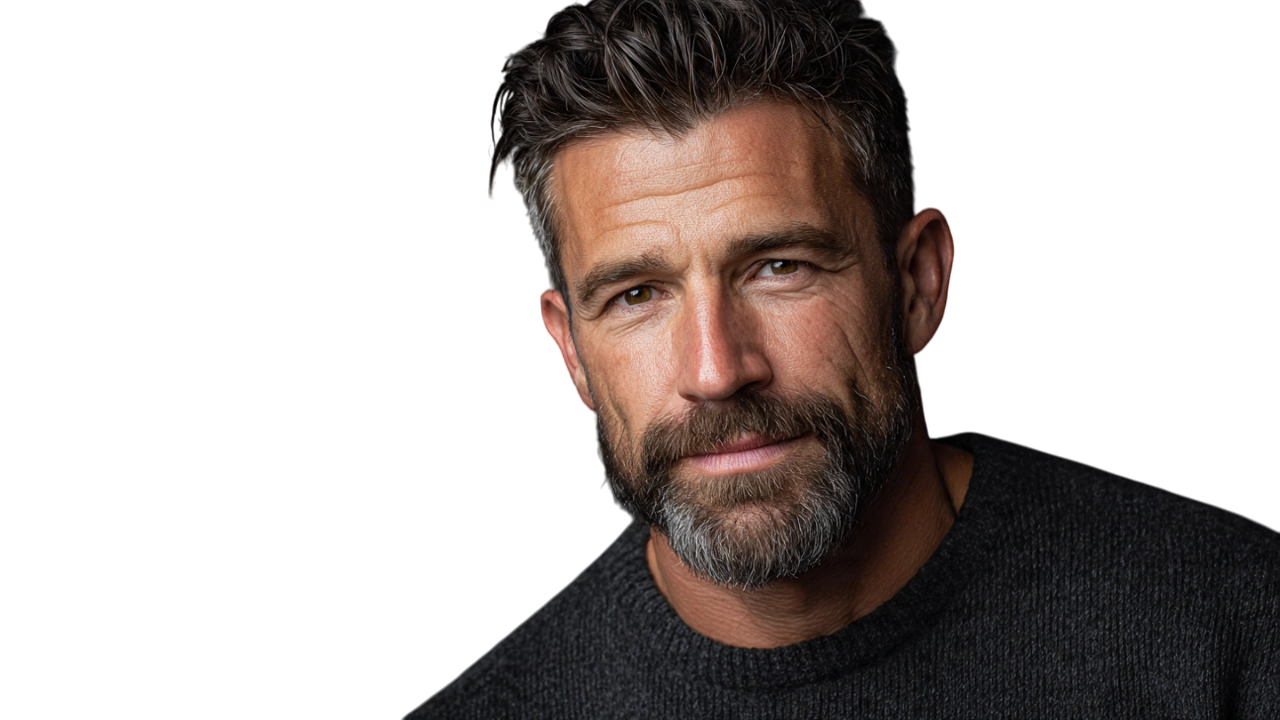 Professional man in blazer - Hair transplant patient